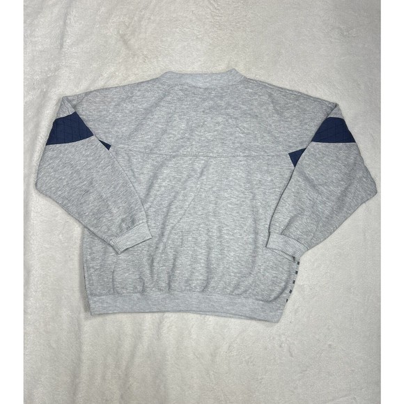 Vintage Pipeline Sports 90s Pullover Gray Crewneck Sweatshirt Size Medium - Picture 7 of 7